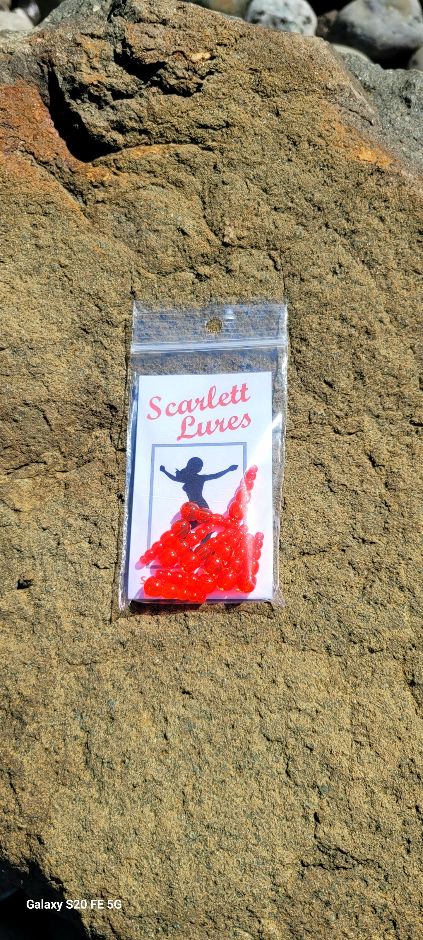 Stack Beads Red 10 Pack