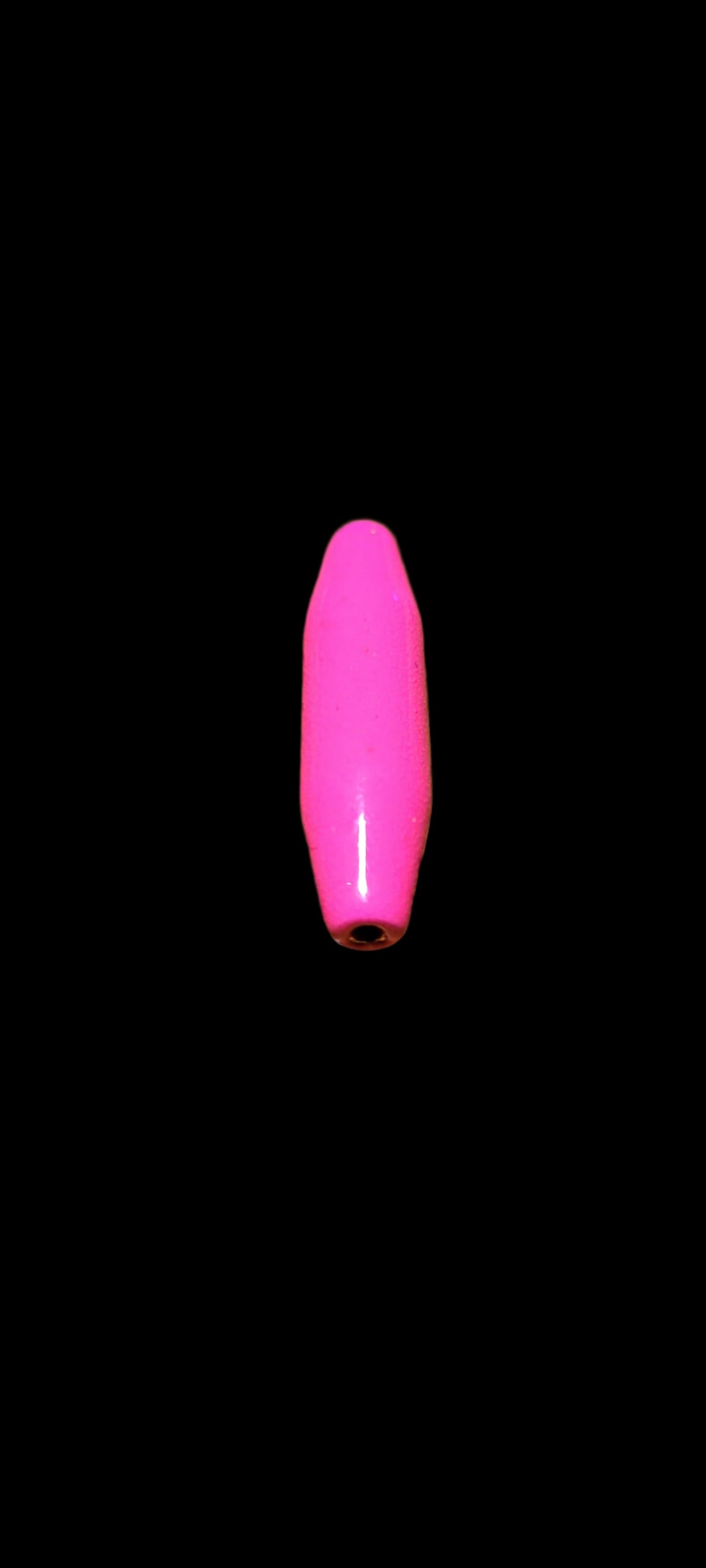 UV Hot Pink Painted Lure Bodies 1.3 inch 3/8oz 5pc