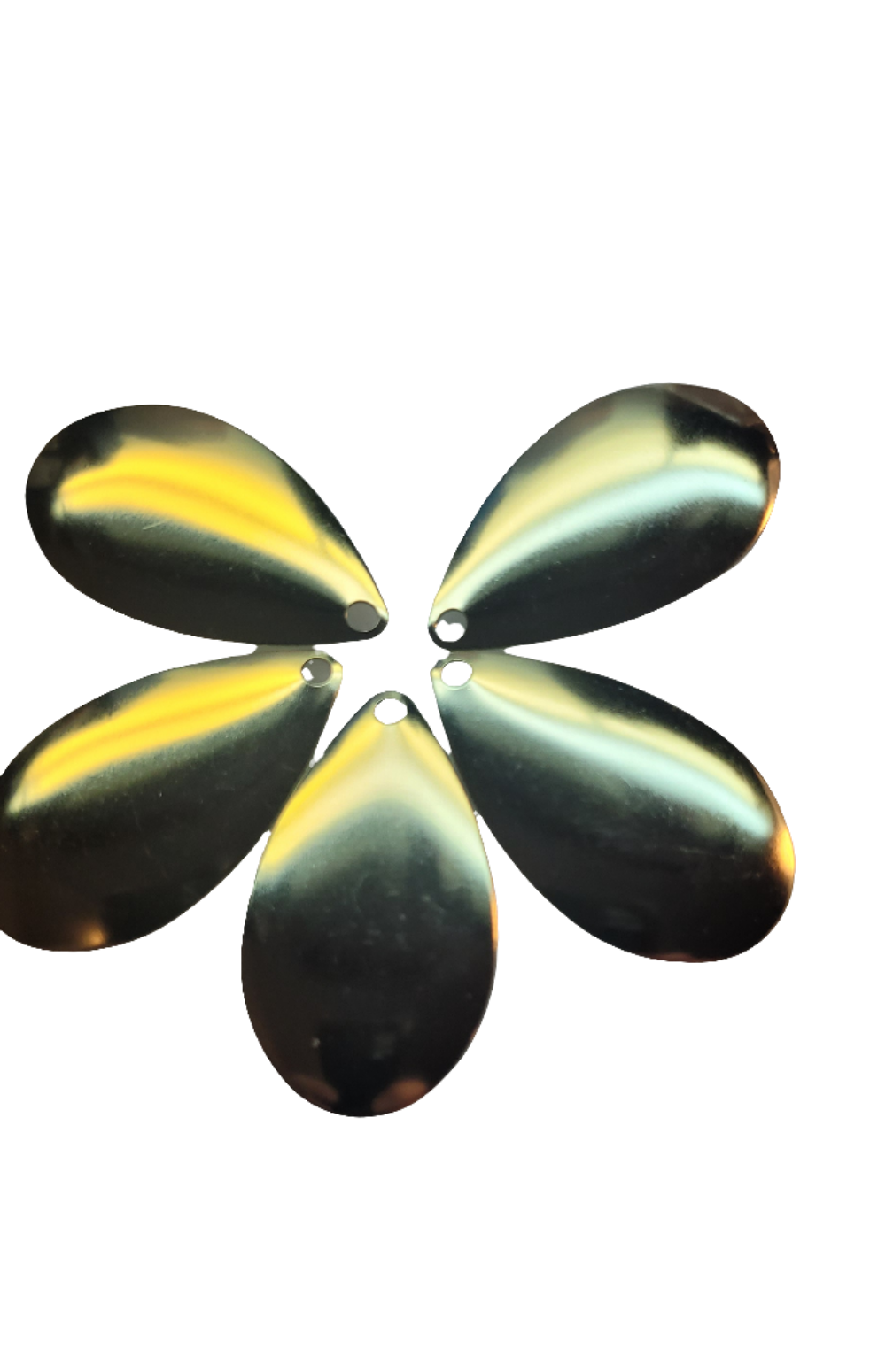 #6 Polished Brass Indiana Blade 5 Pack