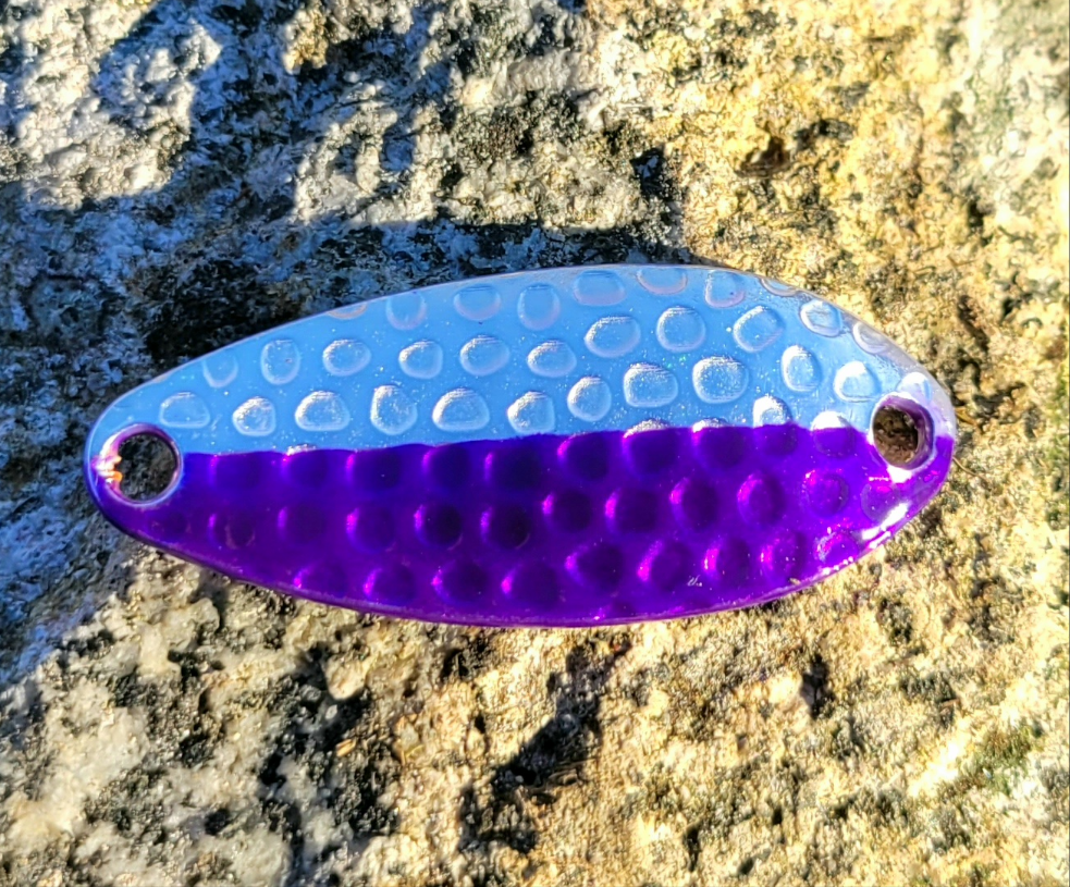 Hunter Spoons. Silver Plated Purple UV  17g 3/5 oz