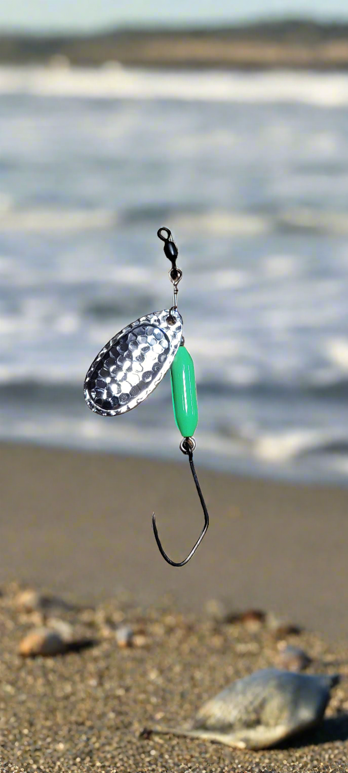 #4 Coho Green Sniper Silver Plated Lightweight 10g