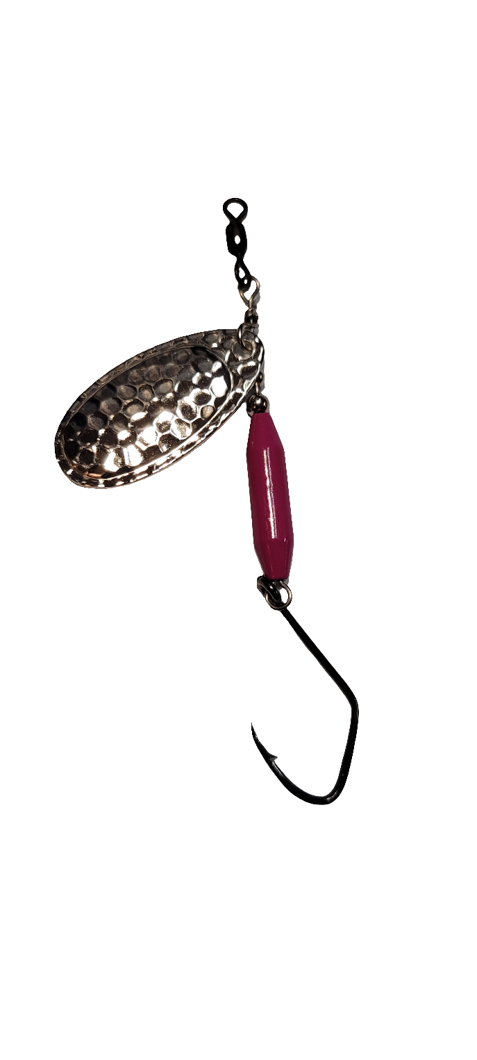 #4 Purple Silver Plated.       10g/0.3oz Lightweight