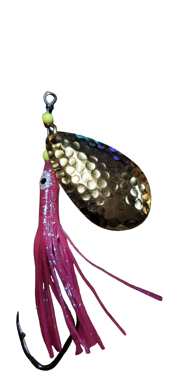 #6 Indiana Gold Plated Pink Hoochie