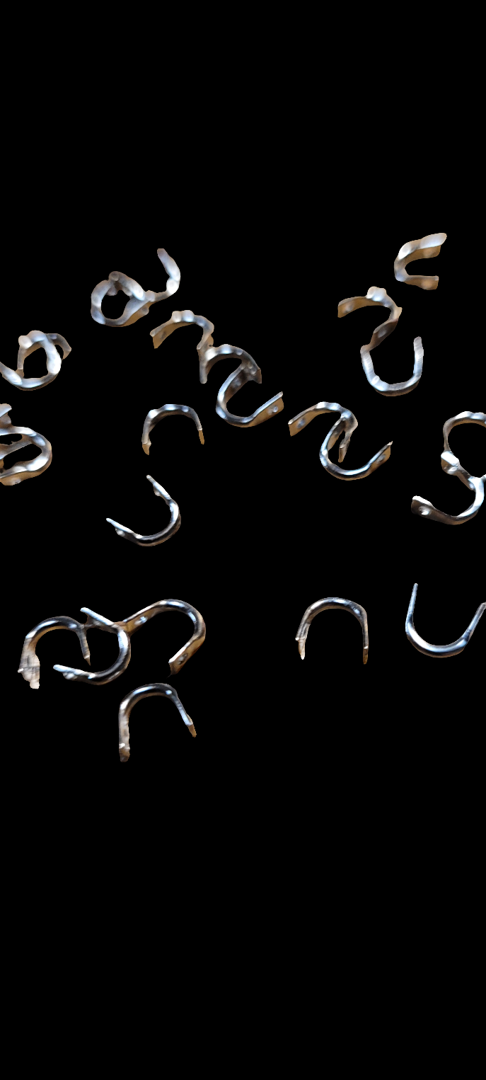 #2 Clevises for spinners.         25pc