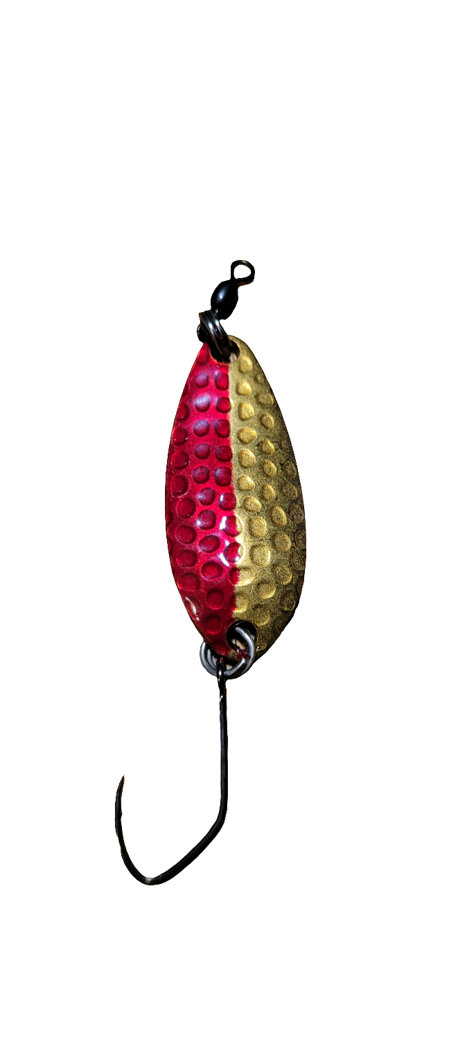 Hunter Spoons. Metal Raspberry & Brass 12g 2/5 oz