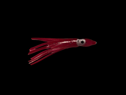 Blood Red Glow Eye Hoochie 2"

5 Pack