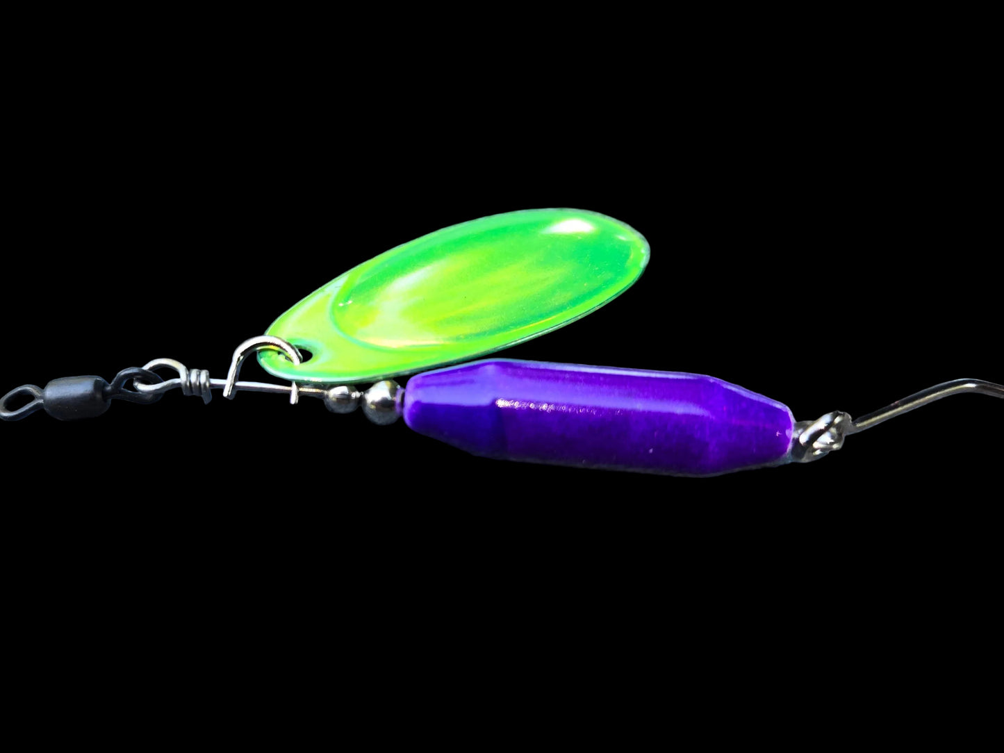 UV Candy Chartreuse Blade, Candy Purple Sniper 15g Medium Heavy