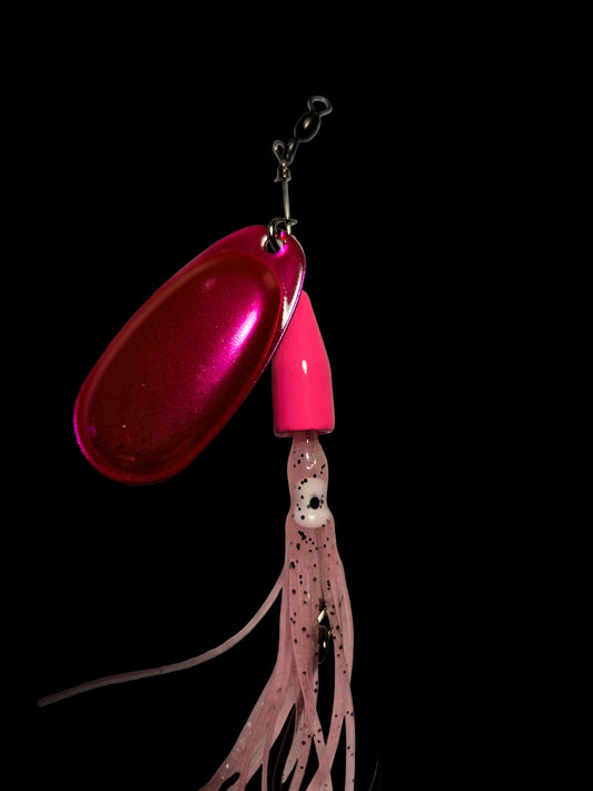 #6 Pink Beauty Hoochie Pappa Candy Pink Blade 18g/0.6oz  Heavy